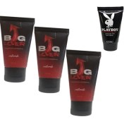 Resim Big Lover Erkeklere Özel 50 ml Jel 50 ml Maximum Strength Hardening Gel For Men 3 Adet + Playboy 50 ml Jel 