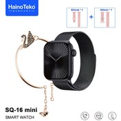 Resim beemen Haino Teko Germany SQ16 Mini Akıllı Saat, 3 Kordon 1 Adet Bileklik Hediyeli 