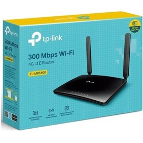 Resim TP-LINK TL-MR6400 300MBPS 4 PORT 2 ANTEN 4G TE INDOOR SIM KART 