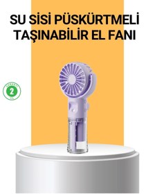 Resim shopwave Taşınabilir Şarjlı Su Buharlı Mini Klima Fan 