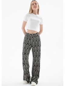 Resim Fashion Friends Bayan Pantolon 25y0179k1 Siyah Siyah 