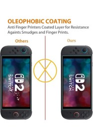 Resim GD34 Switch 2 Temperli Cam Ekran Koruyucu 2li Paket (Nintendo Switch 2) 