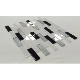 Resim MozaiKristaL Mutfak Tezgah Arası ve Yaşam Alanlarının Tüm Yüzeyleri İçin Kristal Cam Mozaik. Cam Ölçüsü: 23X73 Mm. File Ölçüsü: 30X30 Cm. Satış Adedi: 1 M2. 