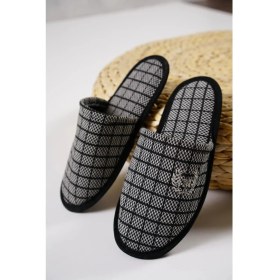 Resim Nisanur Shoes 5'li Erkek Ev Terliği-Misafir Terliği-Çeyiz Bohça Terliği-Damat Terliği-Balkon Terliği 