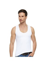 Resim Erkek Likralı Sporcu Atlet 2 Adet E1304 Beyaz 