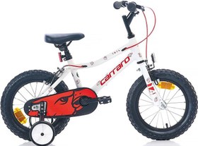 Resim Carraro Red Eagle 14'' Erkek Çocuk Bisikleti Beyaz-Kırmızı 