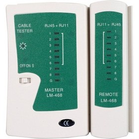 Resim Primex Px-8070 Rj-45,rj-11 Lüks Kablo Test Cihazı, Adsl, Cat5,cat6,cat7,cat8 İnternet Kablo Tester 