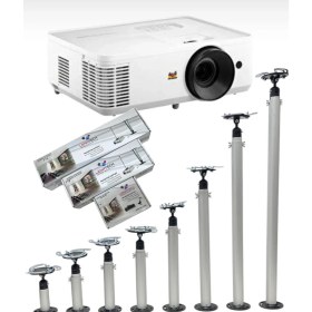 Resim Lenatech Ln254 Projeksiyon Tavan Askı Aparatı 100-180Cm 