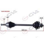 Resim Komple Aks Clio 2 Kangoo 2 1.5 Dci 2002- (630Mm) (44Dis) Kalin 504650960 