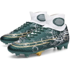 Resim Erkek Ultralight Trend Outdoor Futbol Ayakkabısı Yeşil 
