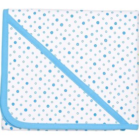 Resim Puanlı Erkek Bebek Penye Battaniye 88x88cm - Standart / Turkuaz Turkuaz 