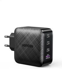 Resim UGREEN USB C şarj cihazı 65 W USB C güç kaynağı 4 port GaN Charger PD şarj cihazı MacBook Pro/Air, iPhone 14/14 Pro/14 Pro Max/13 Pro/12, iPad Pro, S23 Ultra, S23+, S23 vb. ile uyumlu 