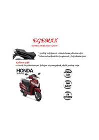 Resim Egemax Honda Activa 125 Esnek Sele Kılıfı Deri Su Geçirmez 