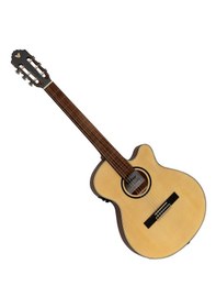 Resim Valler Vgx305 Naturel Cutaway İnce Kasa Perdesiz Elektro Gitar 