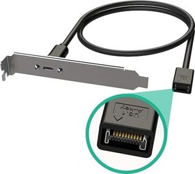 Resim USB 3.1 key a typec çevirici 20 pin typec çevirici 50 cm 