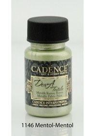 Resim 1146 Mentol - Dora Metalik Kumaş Boyası N11.477 