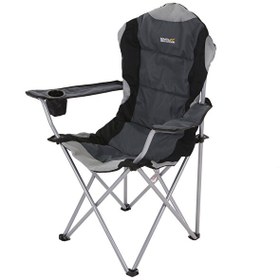 Resim Regatta Kruza Siyah Katlanır Kamp Sandalyesi 