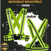 Resim Motobros Motosiklet/Bisiklet Reflektörlü Kemer Yelek 