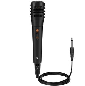 Resim Speaker Hoparlör Mikrofonu Karaoke Kablolu 6.5mm Jack Girişli 