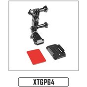 Resim Xtgp64-shoot Ön Yan Kask Aksesuarları Seti J-şekilli Toka Tabanı Destek Dağı Gopro Hero 10 9 8 7 5 Yi 4 K H9r Sjcam Go Pro Kitleri 