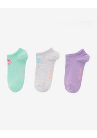 Resim Skechers 2'li Paket Funny Feet Bilekli Çorap Büyük Kız Çocuk Mavi-lila-gri Sk2520123-3474 