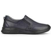 Resim Ziya, Erkek Hakiki Deri Konfor Ayakkabı 1531055z1060 Lacivert 1531055z1060 200 Lacivert 