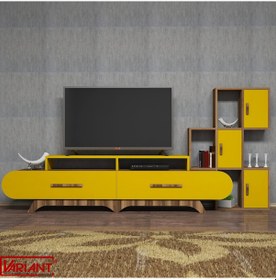 Resim Variant Flora Duvar Raflı Tv Ünitesi (210589045) 