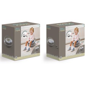 Resim Dolu Nuve Premium Lazımlık - Gri - Gri / Standart 