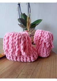 Resim Kiz çocuk Panduf Kahverengi 