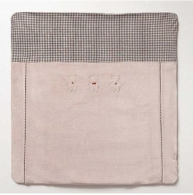 Resim Cassiope Ekose Ayıcıklı Bebek Battaniyesi 90x85 Cm 432144 Bej 
