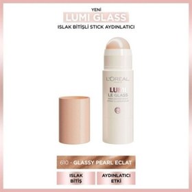 Resim Loreal Paris Lumi Glass Islak Bitişli Stick Aydınlatıcı - 610 Glassy Pearl Eclat 
