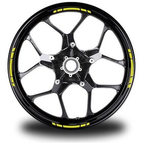 Resim Yazısız Kısa Dış Şerit 16'Lı Tek Renk Sticker Modeli 