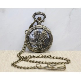 Resim Kartal Tasarımı Köstekli Saat Karışık 