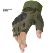 Resim SİNGLE SWORD Taktik Askeri Kesik Parmak Kemik Eldiven Operasyon Eldiveni 