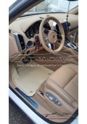 Resim Porsche Cayenne Bej 3D Havuzlu Paspas 2011-2014 