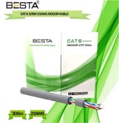 Resim Besta Cat6 305 Metre Cat 6 Kablo 23 Awg Ip Kamera Kablosu 