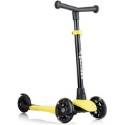 Resim Wellgro Işıklı 3 Tekerli Yükseklik Ayarlı Scooter Sarı 