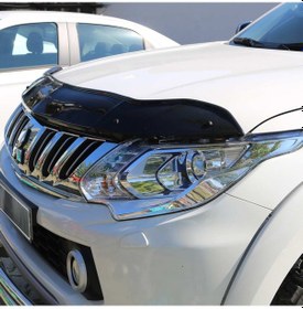 Resim Eurocap Mitsubishi L200 Ön Kaput Koruma Rüzgarlık 3Mm Abs 15-1 