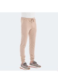 Resim Slazenger VENOM Erkek Fermuar Cepli Dar Paça Bej Eşofman Altı 