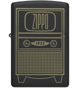 Resim Zippo Çakmak 48619-103614 218 Vintage Tv Design 