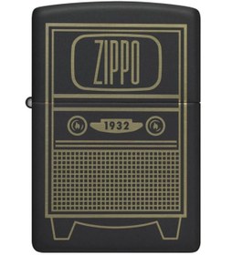 Resim Zippo Çakmak 48619-103614 218 Vintage Tv Design 