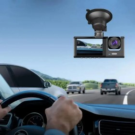 Resim Calperia Araç Araba Kamerasi Black Box Traffic Recorder 3 Kameralı (5047) 