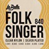 Resim La Bella Folk Singer Klasik Gitar Teli 840 
