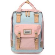 Resim Wholesale00 Macaroon 14 Sırt Çantası - Deniz Mavi/sakura Mavi - Pembe 