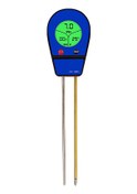 Resim Shineyee Toprak Ph, Nem Ve Sıcaklık Test Cihazı - 3 Fonksiyonlu Ekran - Bahçe Bitki Bakımı - Ly-201 Mavi-siyah 