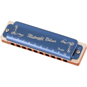 Resim Fender Midnight Blues Harmonica Mızıka - C (Do) 
