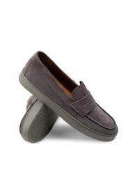 Resim Deery Hakiki Süet Gri Loafer Erkek Ayakkabı - 01870mgrıc01 Gri 