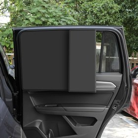 Resim UPF50 + Sertifikalı %99 Karartma Oranı! 4'lü Manyetik Güneşlik Perdeler | Tüm Arabalar, SUV'lar & Kamyonetler İçin Uygun | Gizlilik ve Güneş için Çift Koruma, Kampçılık & Aile Gezileri İçin İdeal, Araç İçi Gölgeleme, Kolay Kurulumlu Pencere Örtüsü 