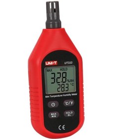 Resim Uni-T Ut 333 Mini Dijital Isı & Nem Ölçer Termometre -10/+60 Derece Ut3 