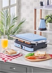 Resim Sinbo Ssm-2571 Marıne Pro Tost Makinesi - Mavi 